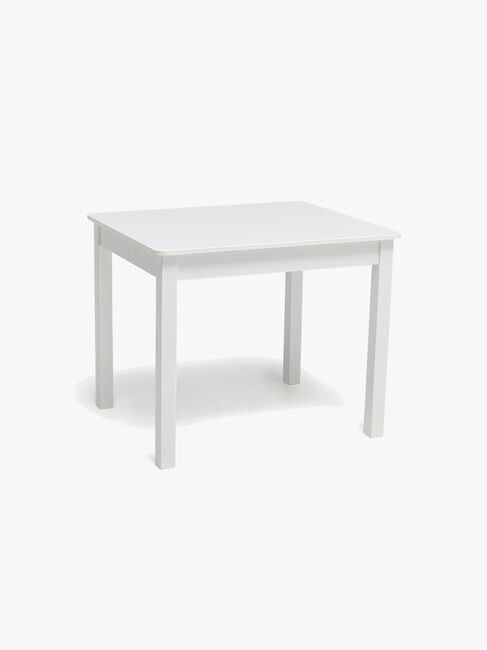 Alice & Fox LOVIS Bord och Stolar + Soffa med Förvaring, Vit