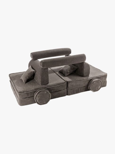 Meowbaby Play Premium Byggbar Soffa Manchester 80x50, Brun