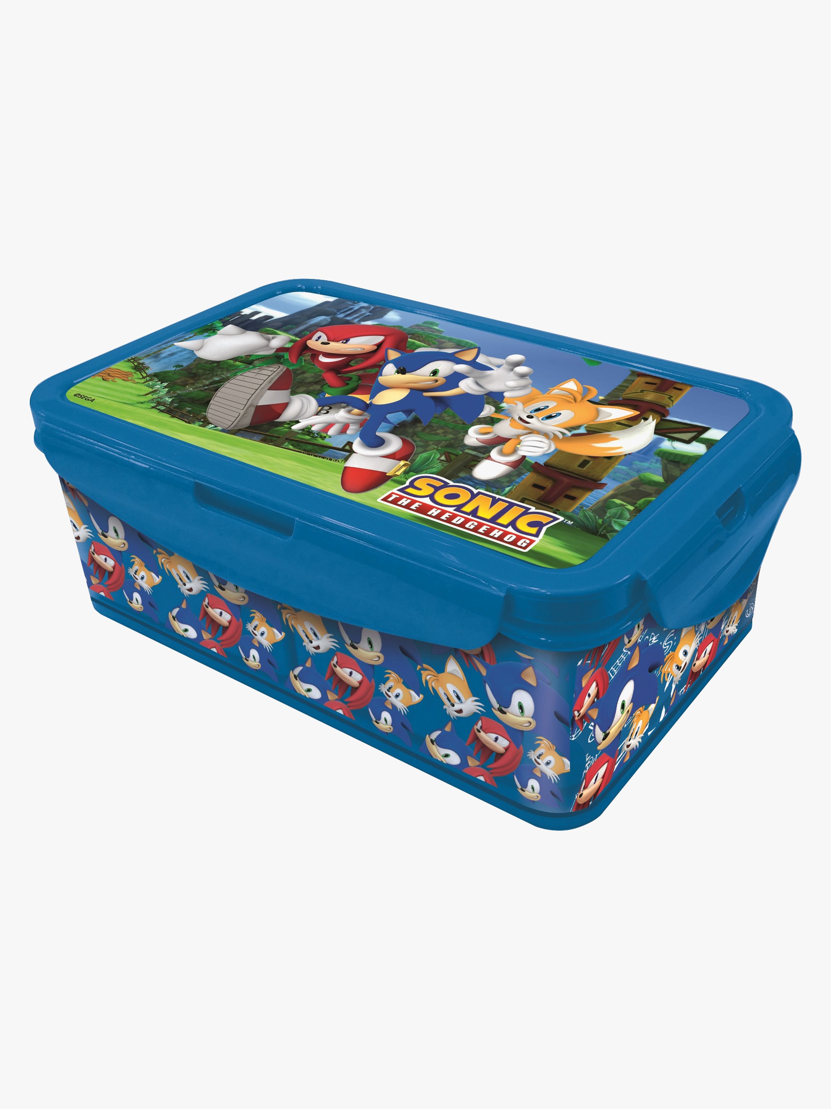 Sonic Matlåda med Avtagbart Fack, Blue