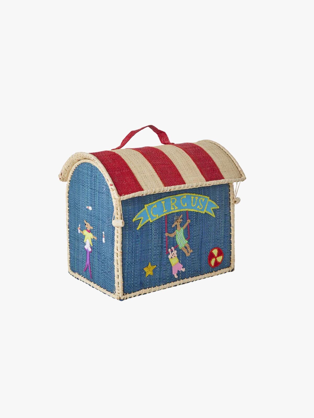 Rice Cirkus Förvaringsväska, Blå/Röd