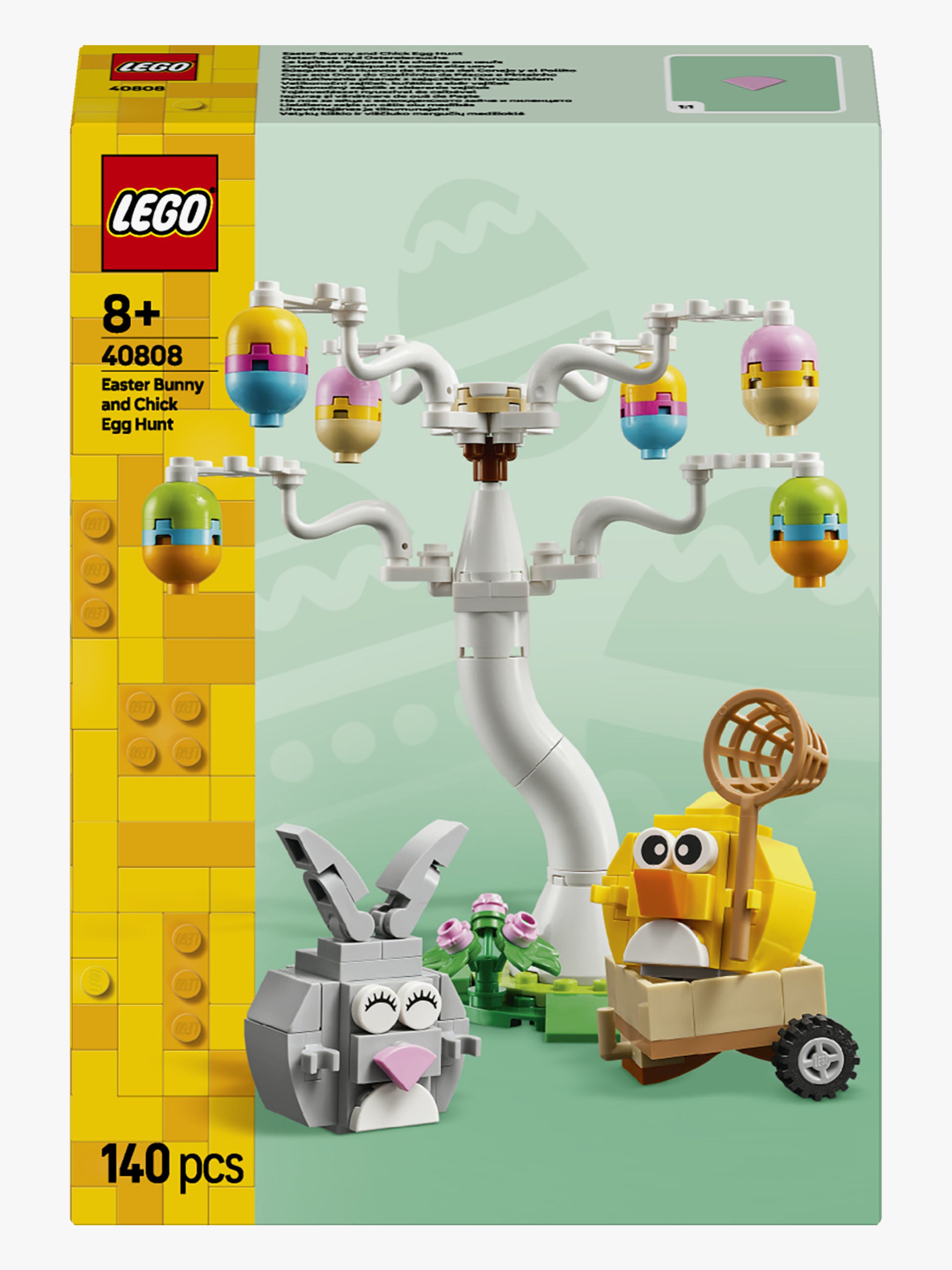 LEGO Iconic 40808 Äggjakt med påskkanin och kyckling