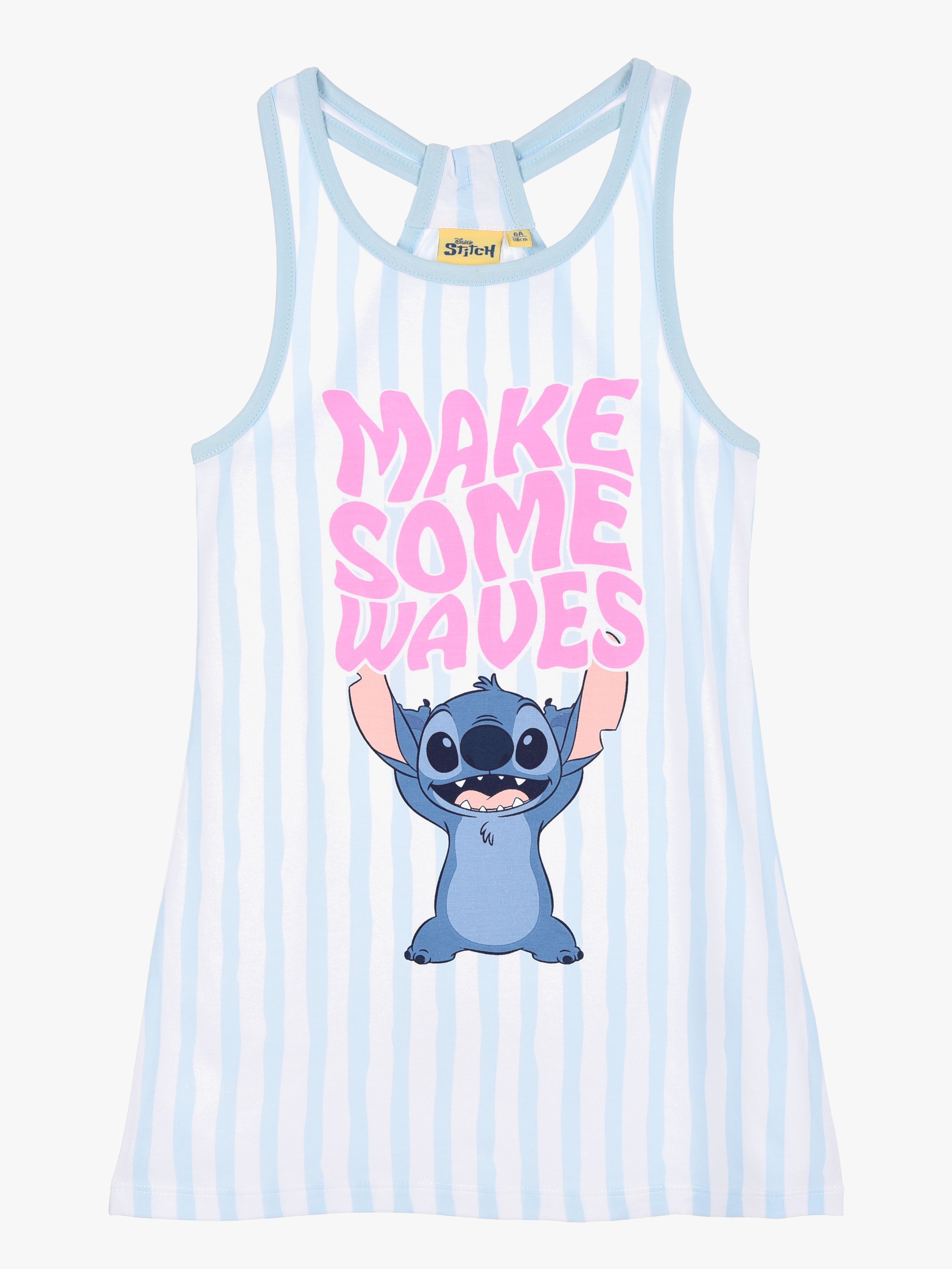 Disney Stitch Klänning, Ljusblå, 98-104