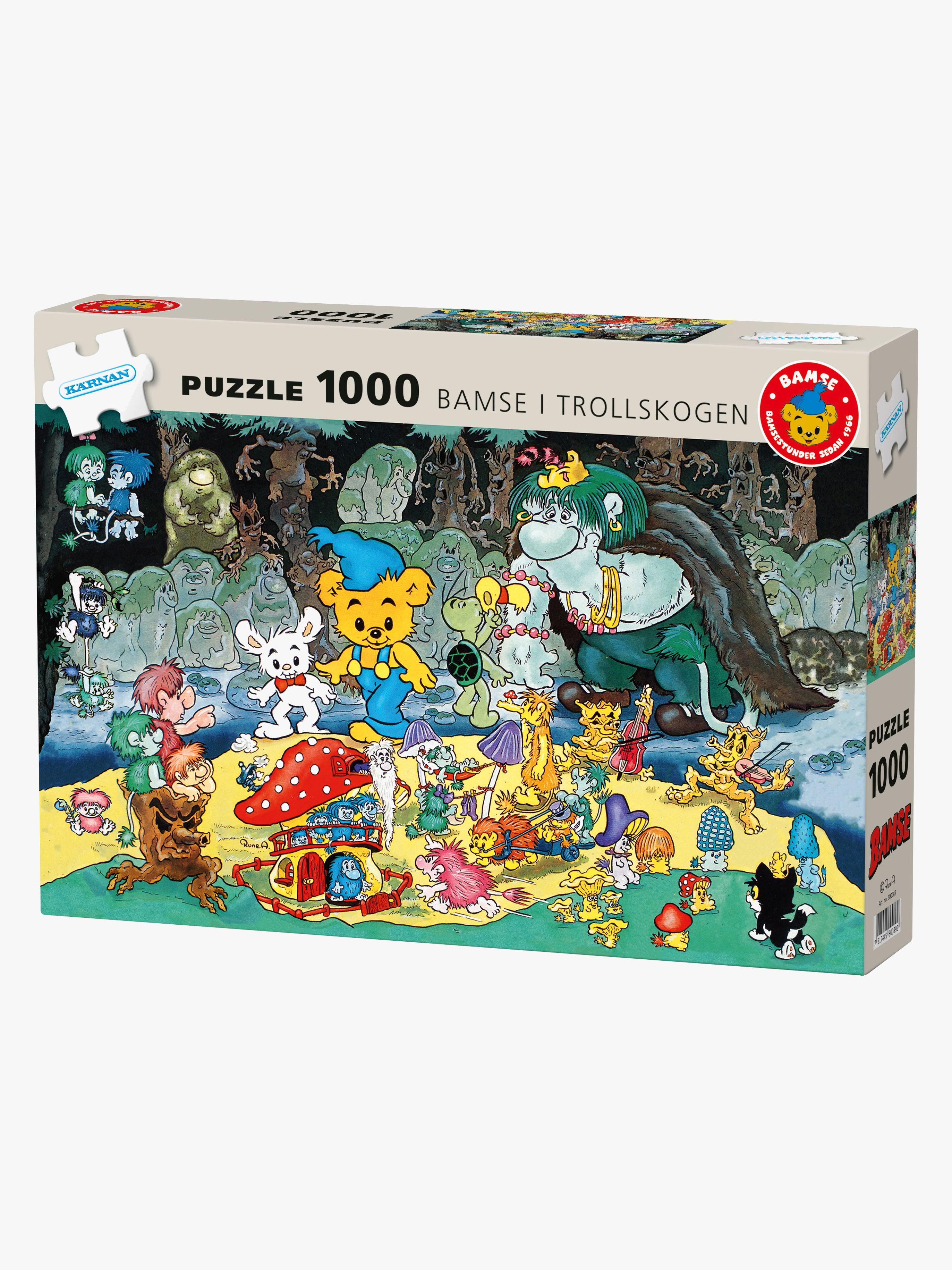Kärnan Bamse i Trollskogen Pussel 1000 Bitar
