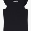 Hyperfied Frill Tank Top, Anthracite
