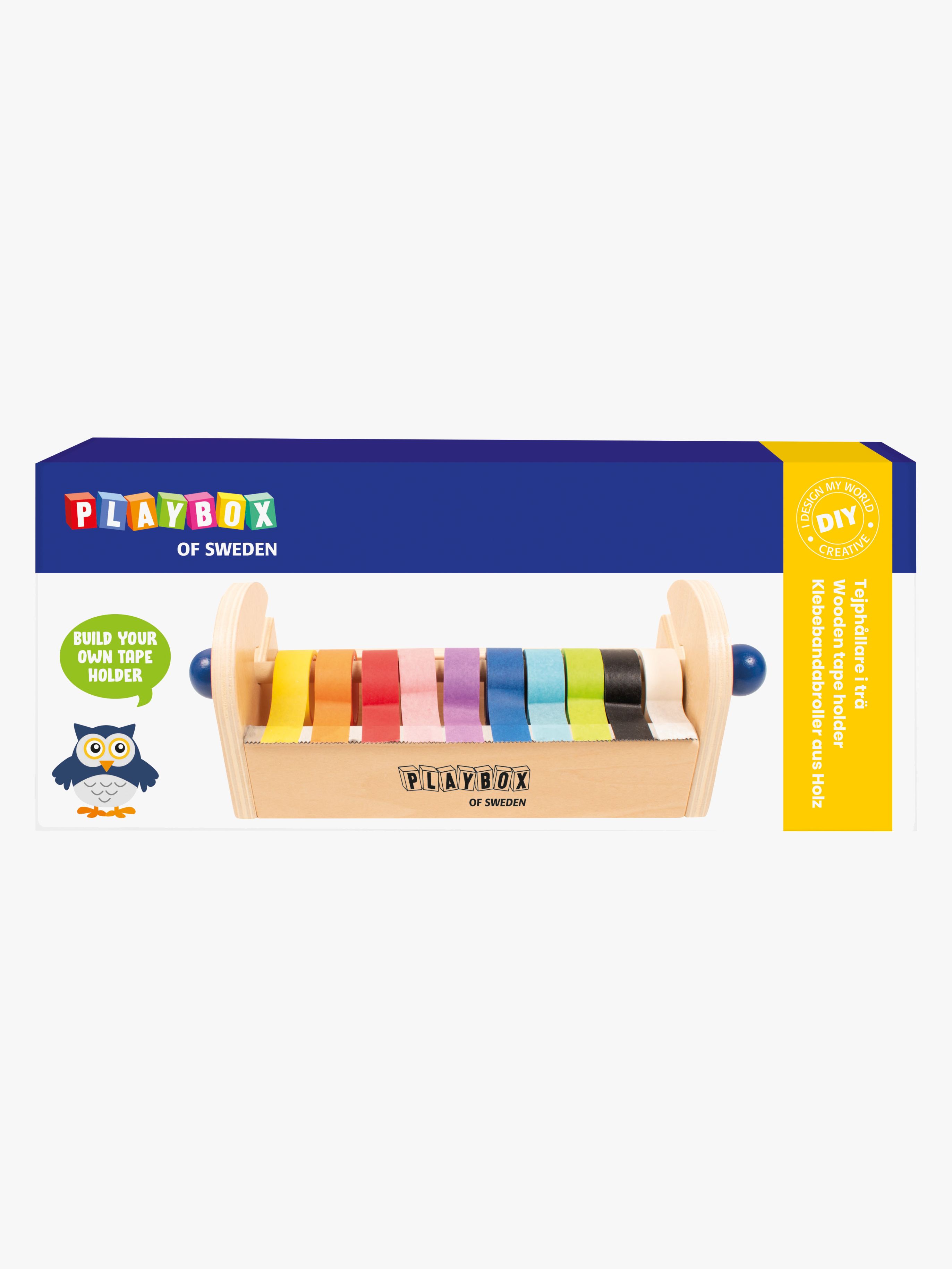 Playbox Tejphållare Av Trä