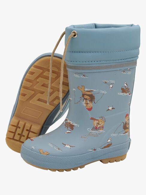 CeLaVi Fodrade Gummistövlar, Smoke Blue