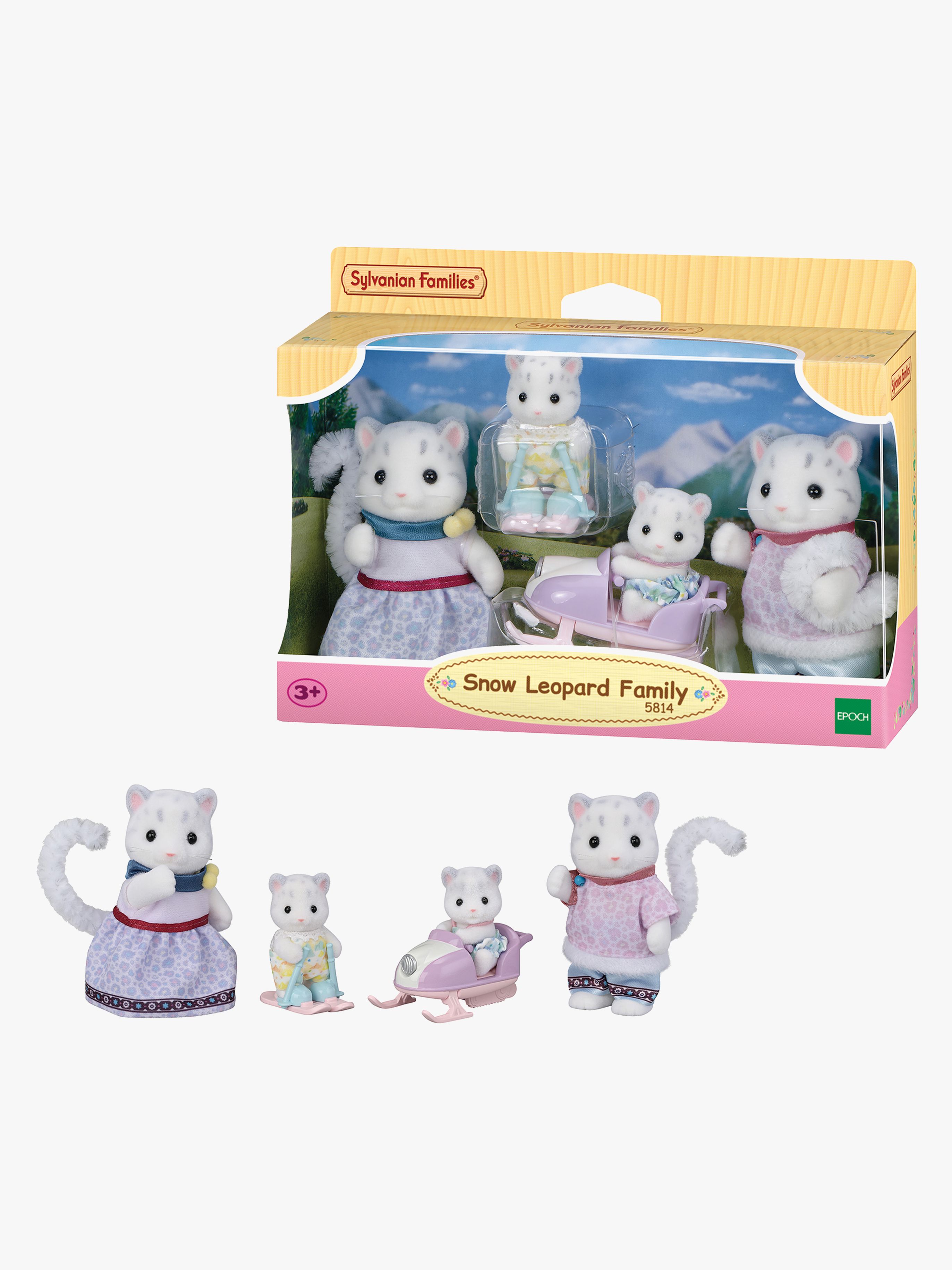 Sylvanian Families Figurset Familjen Snöleopard