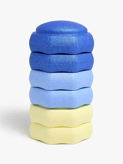 JLY Balansstenar 6-pack, Blå