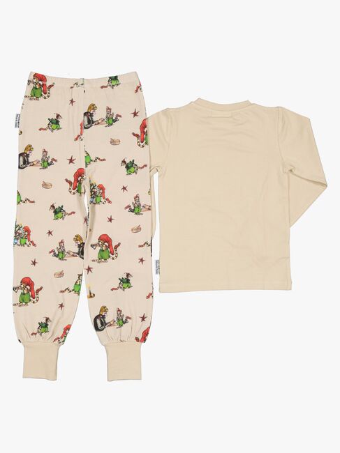 Geggamoja Pettson Och Findus Pyjamas 2-Delad, Beige 3867-16-1448_4a.jpg
