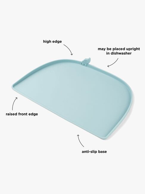 Done By Deer Elphee Bordsunderlägg med Kant Silikon, Blue