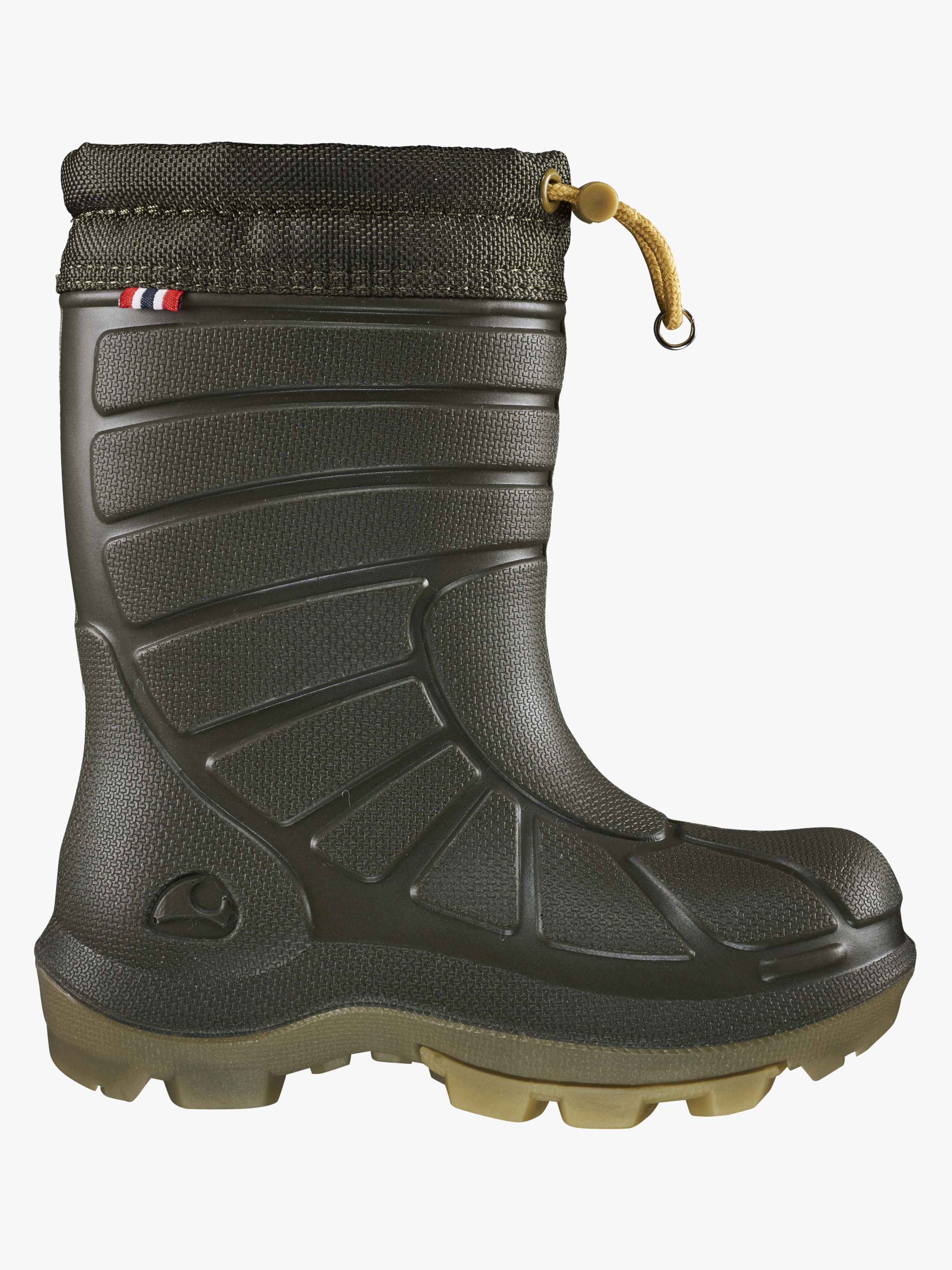 Viking Extreme Fodrade Gummistövlar, Hunting Green/Khaki, 25