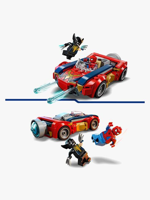 LEGO Super Heroes 76336 Spider-Mans bil mot venomifierad Wolverine