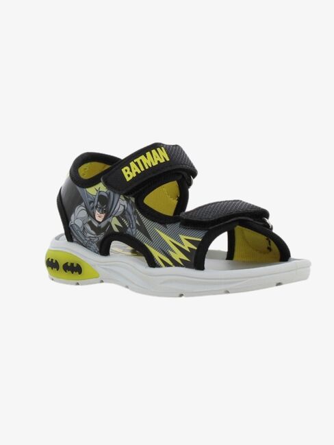 Batman Blinkande Sandaler, Black/Silver