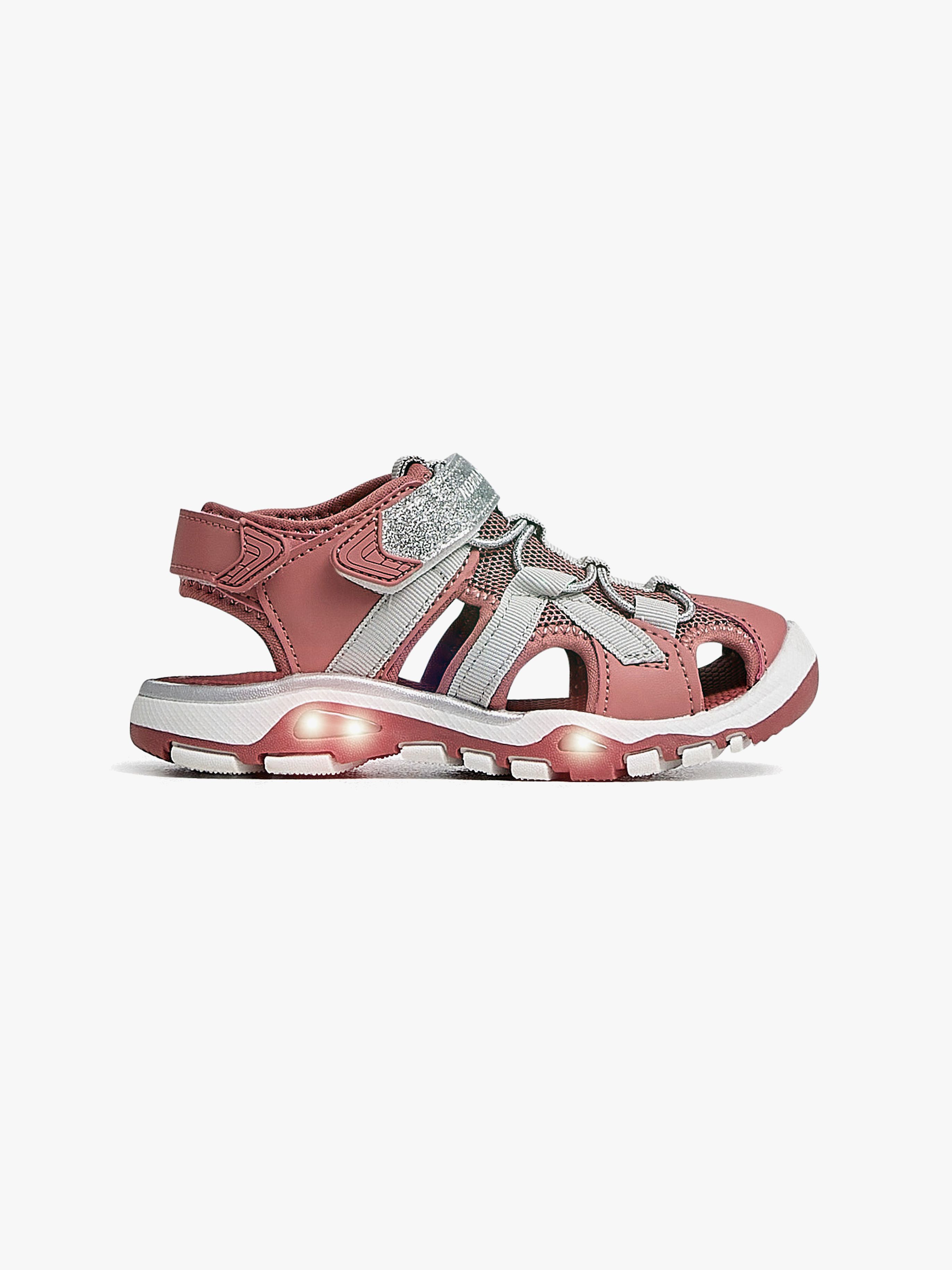 Nordbjørn Safari Blinkande Sandal, Mellow rose, 25