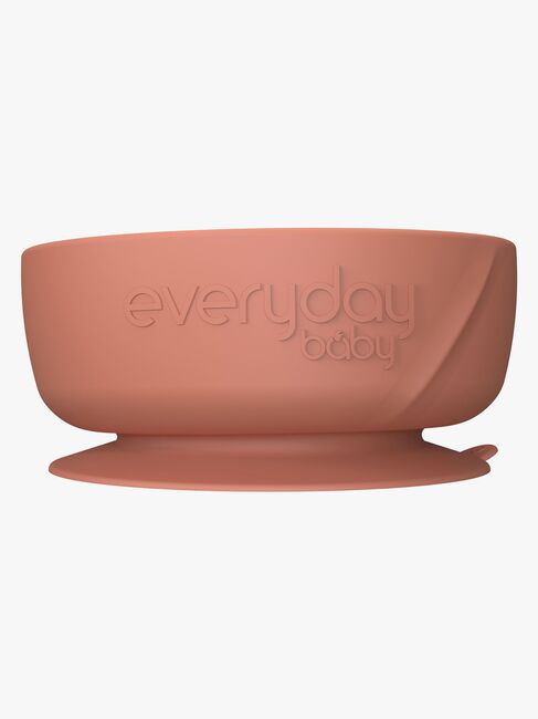 Everyday Baby Skål Silikon, Röd