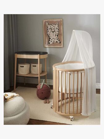 Stokke Sleepi Mini  Med Madrass, Trä