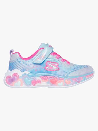 Skechers ETERNAL HEART LIGHTS  Blinkande Sneakers, Blå