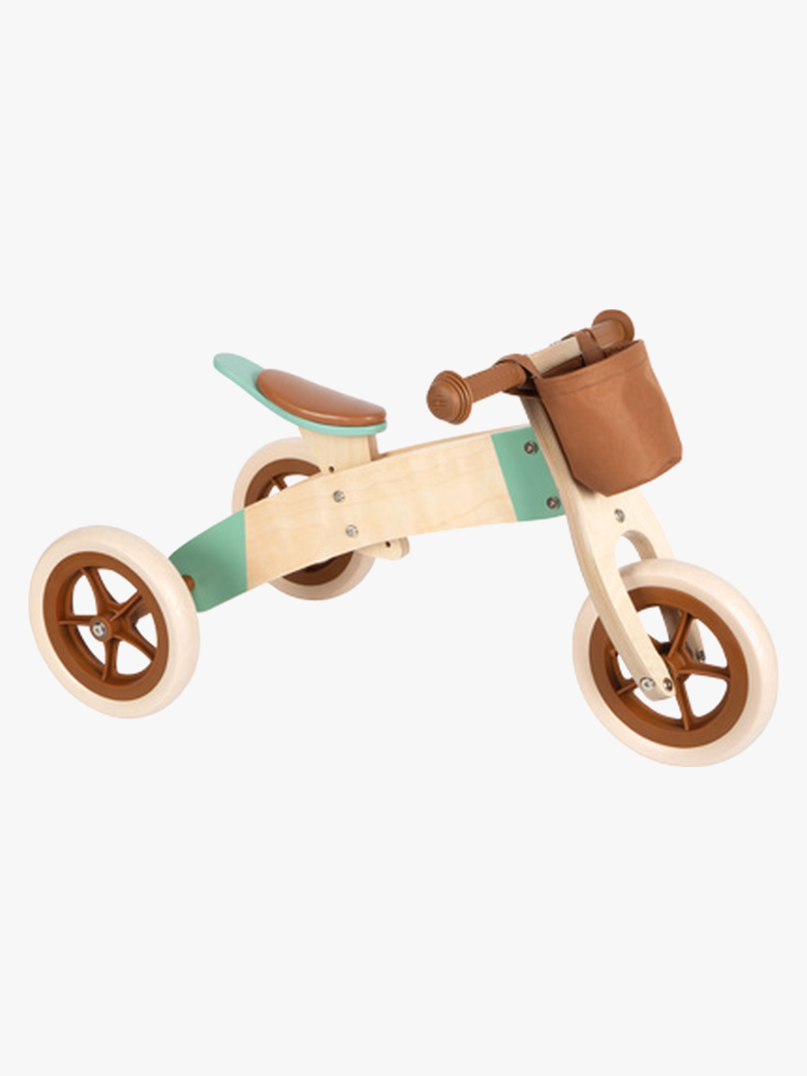 Small Foot Balanscykel och Trehjuling 4-in-1 Maxi, Karamellbrun
