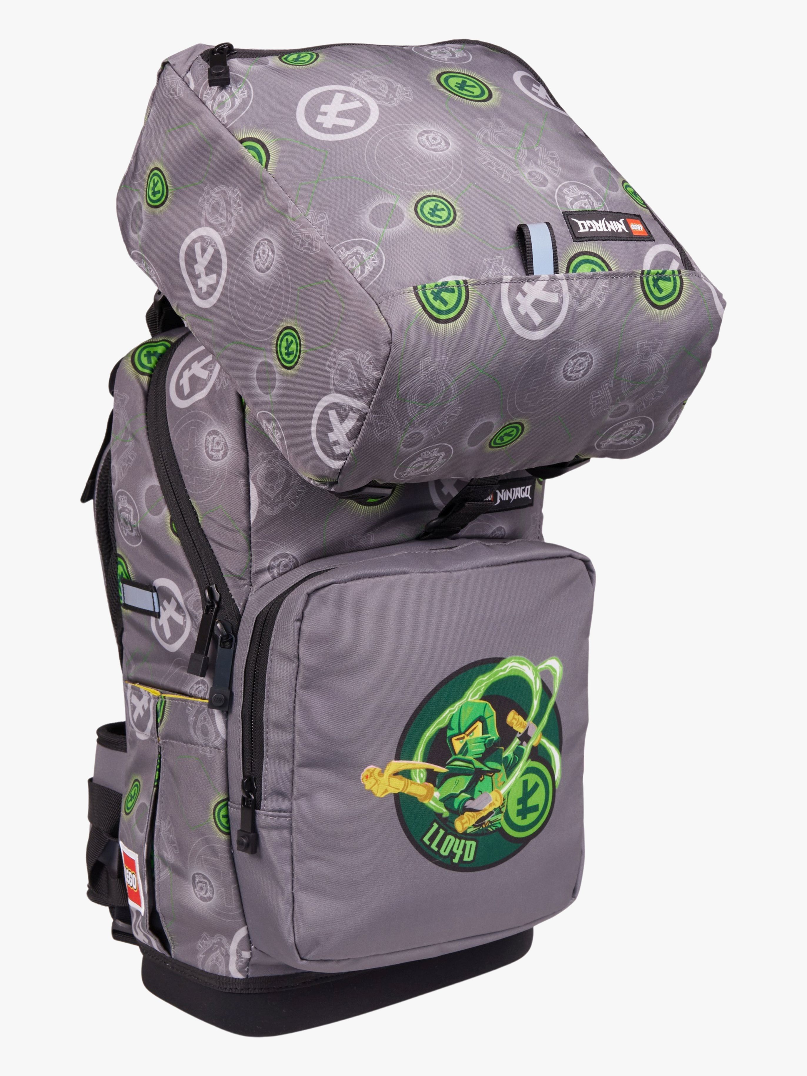 LEGO® NINJAGO® Elemental Master of Energy Ryggsäck 20L, Grå