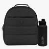 Heys The Puffer Ryggsäck 13L & Stål Vattenflaska 946ml, Black
