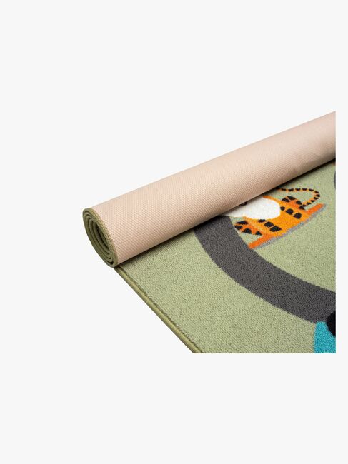 KMCarpets Play Animals Matta 140x200, Grön