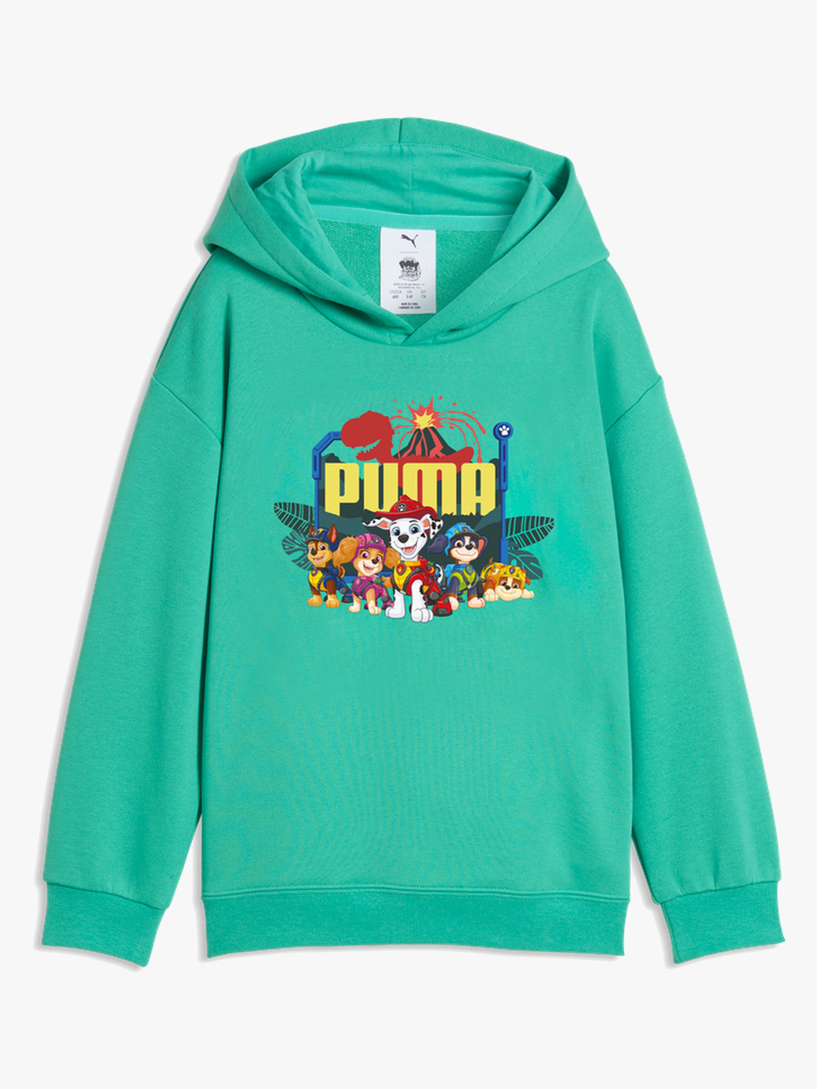 Puma Paw Patrol Huvtröja, Grön, 98