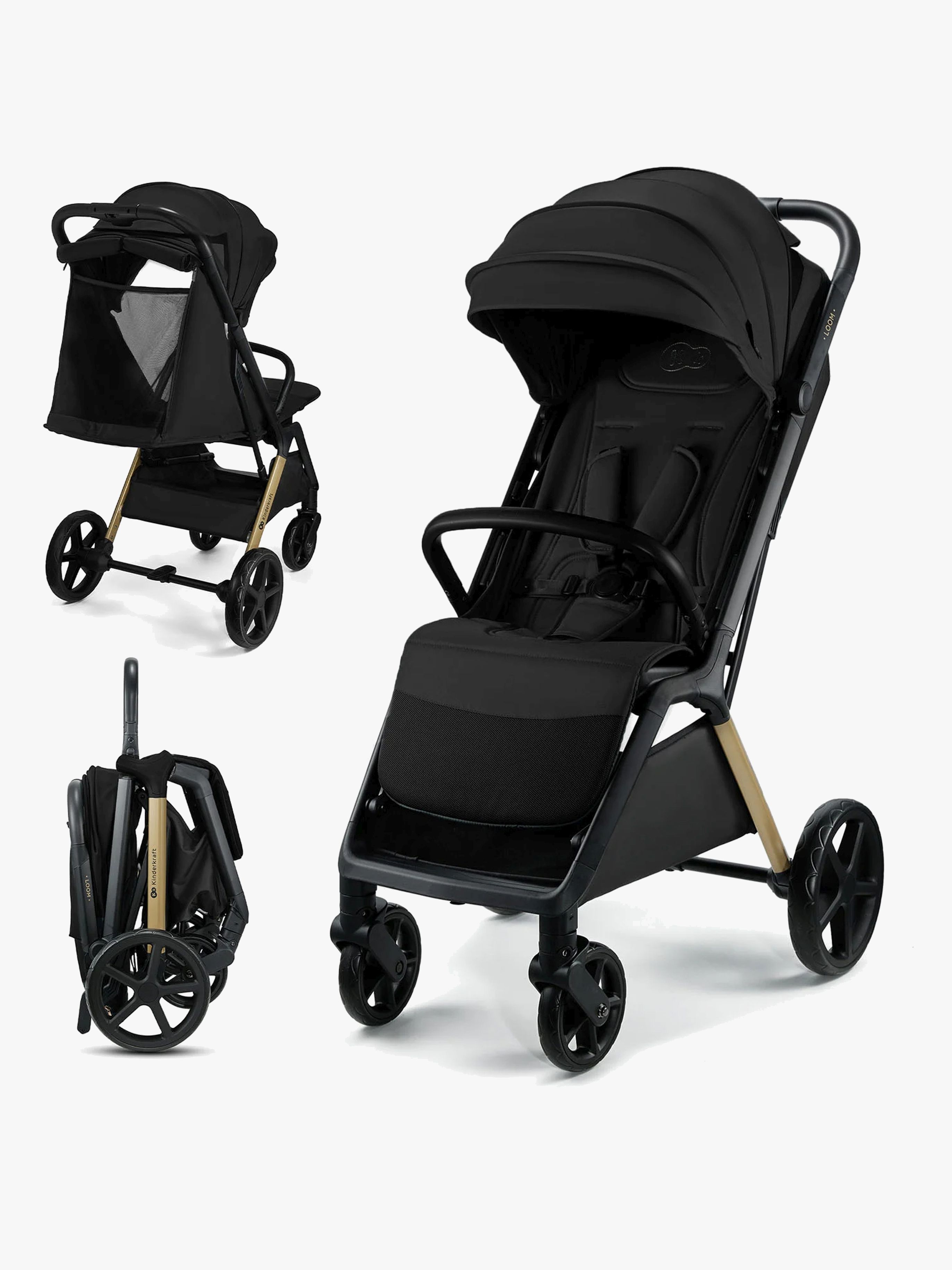 Kinderkraft Loom Sulky, Ink Black