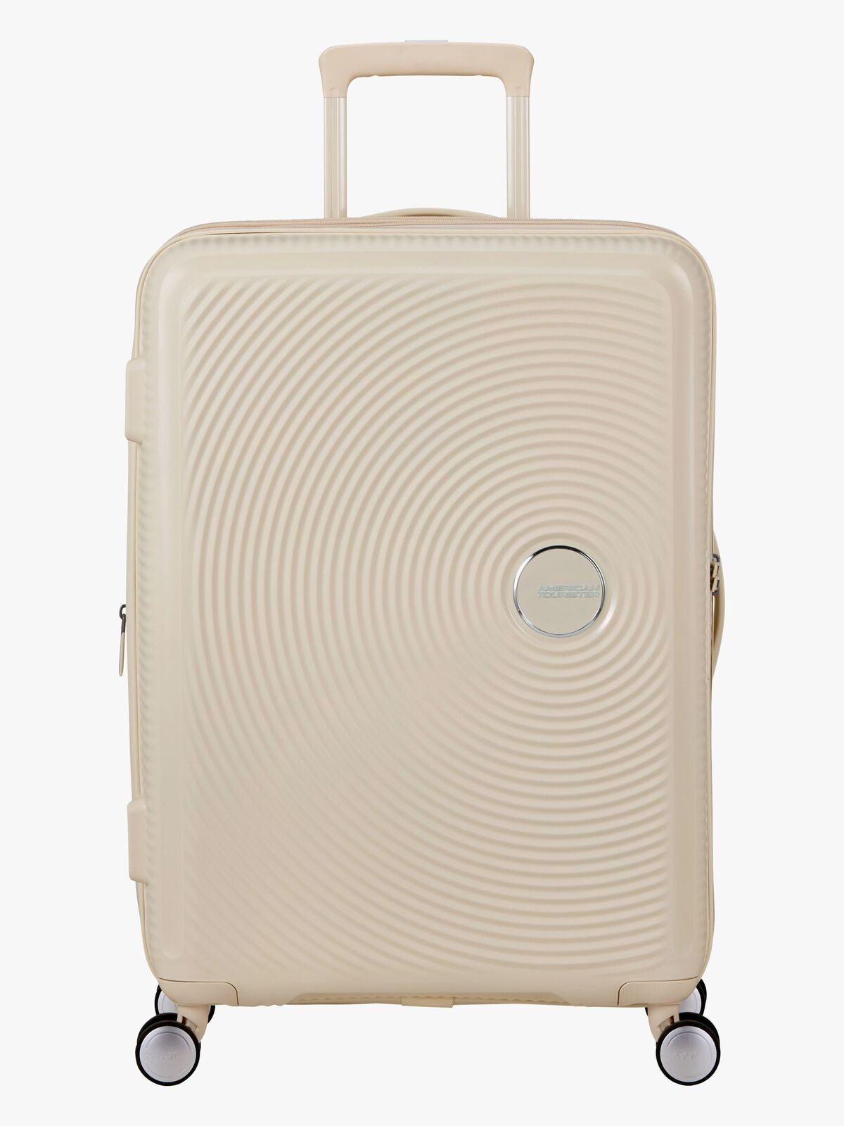 American Tourister Soundbox Spinner Resväska 71,5-81L, Coconut Sand