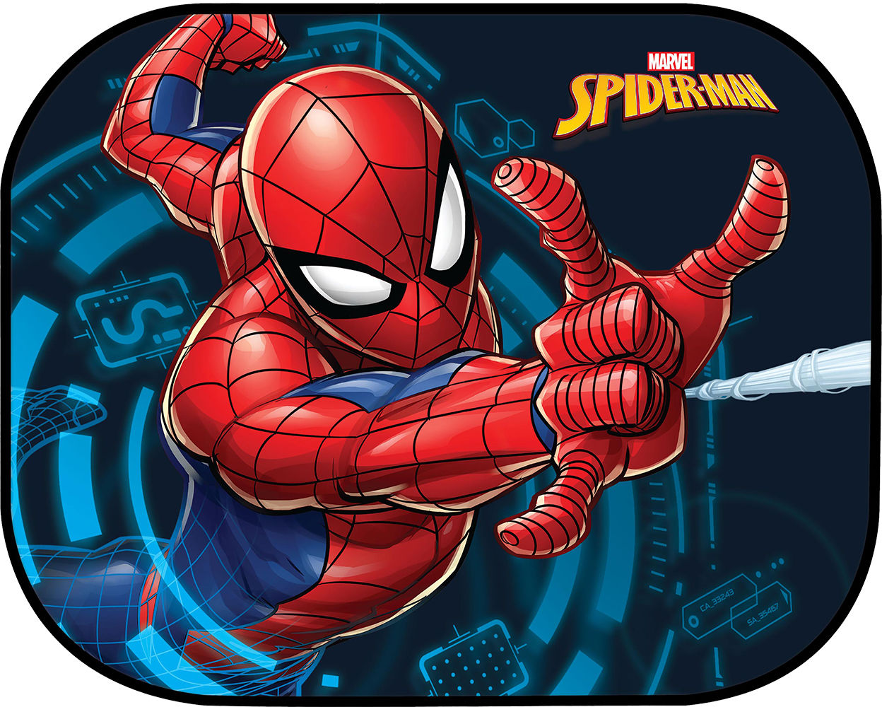 Marvel Spider-Man Spiderman mörkläggande Solskydd 1-pack