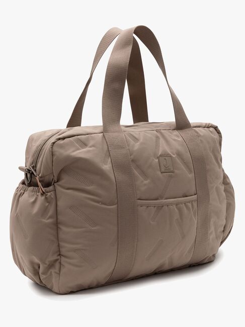 Jollein Embossed Lily Skötväska, Milky Coffee
