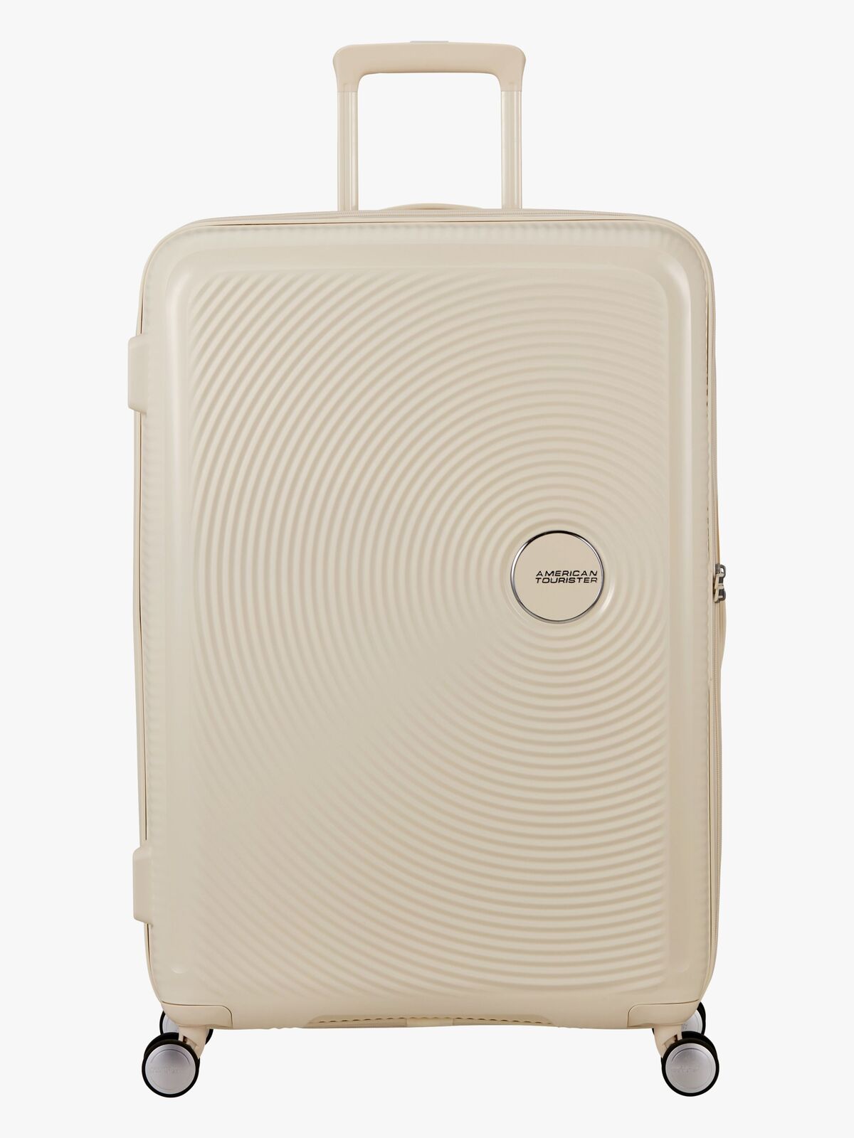 American Tourister Soundbox Spinner Resväska 97-110L, Coconut Sand