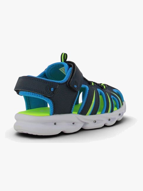 Leaf Skultorp  Blinkande Sandaler, Navy/Blue