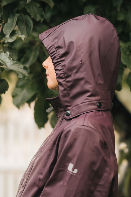 Lindberg Vestby Fodrad Regnjacka, Plum