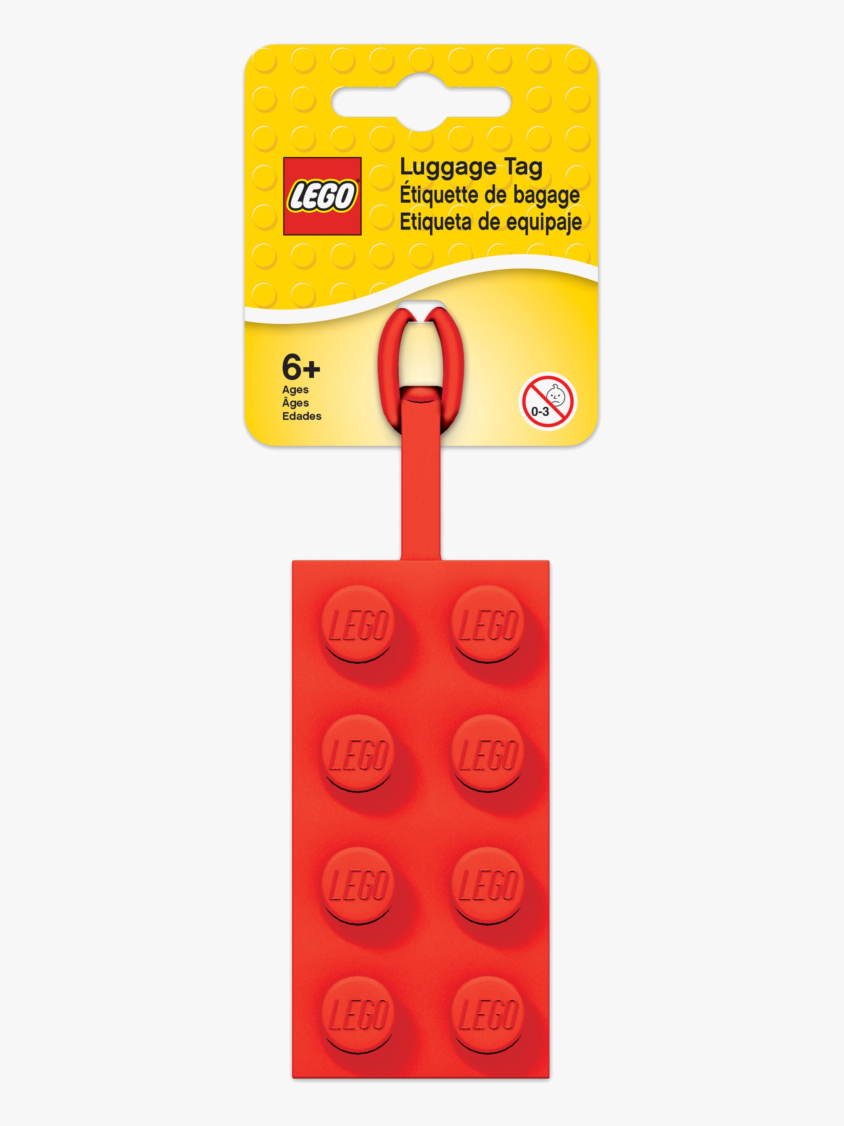 LEGO® Bagagetag, Röd