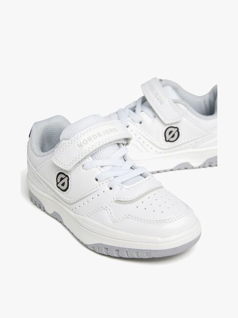Nordbjørn Skooby Sneakers, Vit/Grå