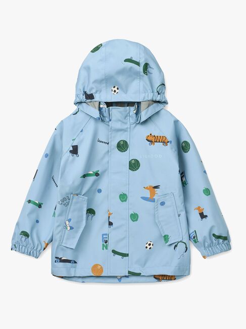 LIEWOOD Pedia Regnställ, Fun/Beach Blue