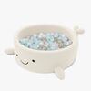 MeowBaby Boucle Whale Bollhav, Cheesecake Cream Beige