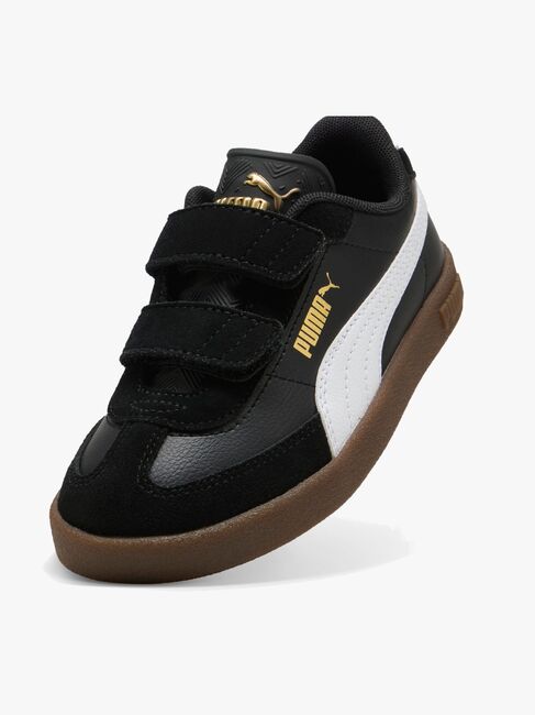 Puma Club II Era V PS Sneakers, Black/White