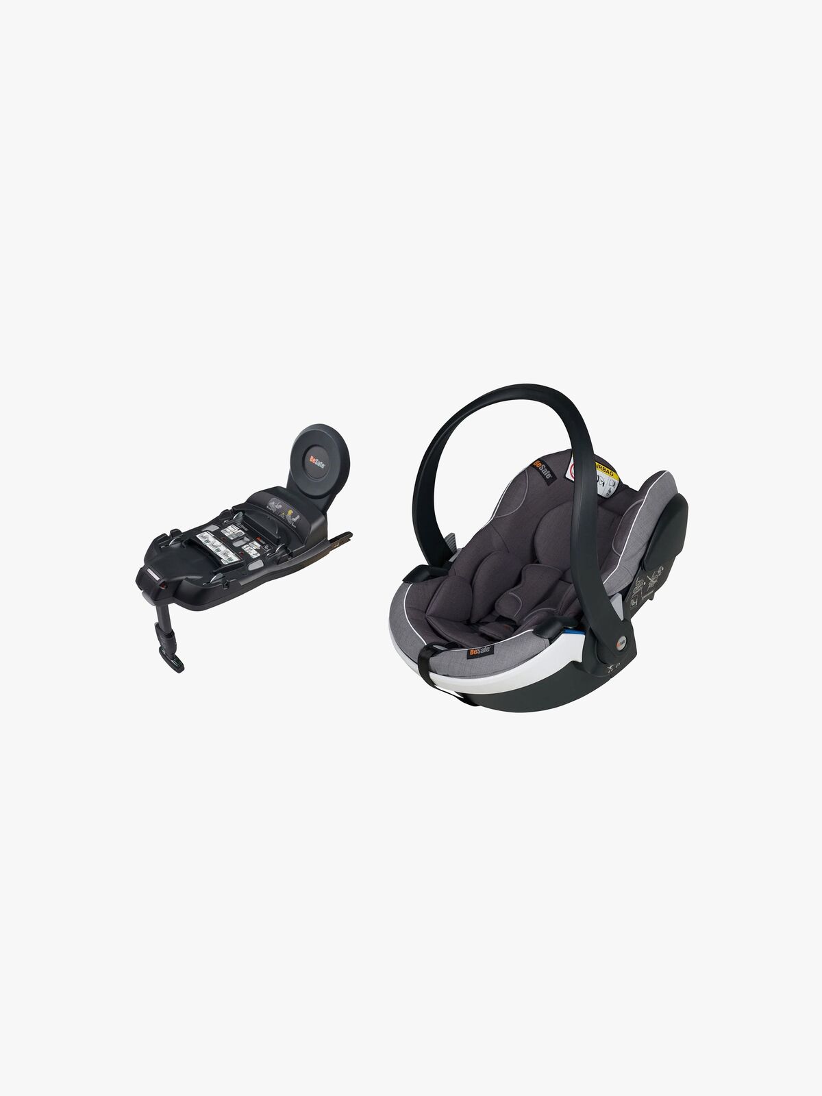BeSafe iZi Go Modular X2 inkl. Bas, Metallic Melange