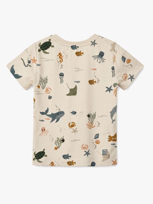 LIEWOOD Apia T-shirt, Sea Creature/Sandy