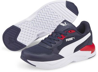 Puma X-Ray Speed Lite Jr Sneaker, Peacoat/Puma White/High Risk Red