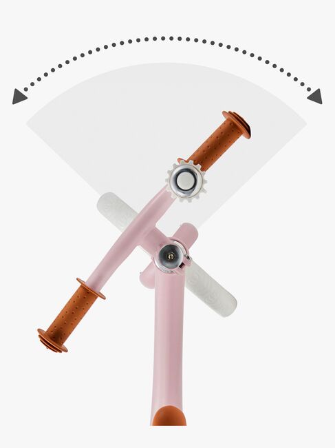 Kinderkraft FLY PLUS Balanscykel, Rosa