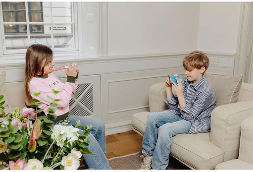 MiniLens Digitalkamera Dinosaurie, Blå