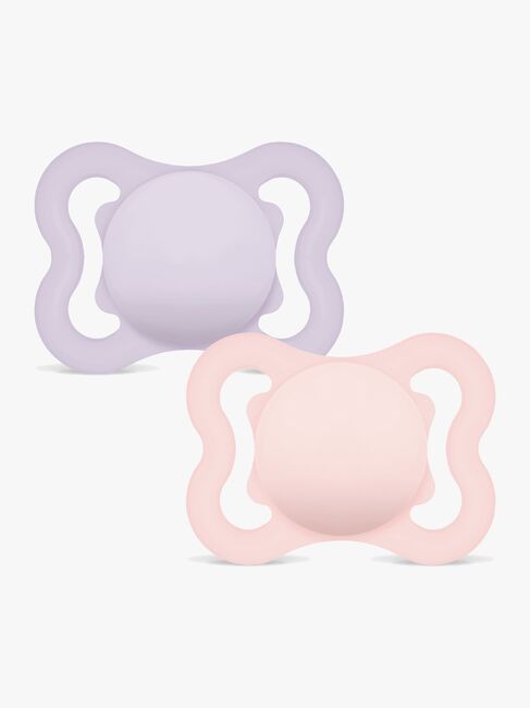 MAM Air Silikon Nappar 0-6m, Rosa