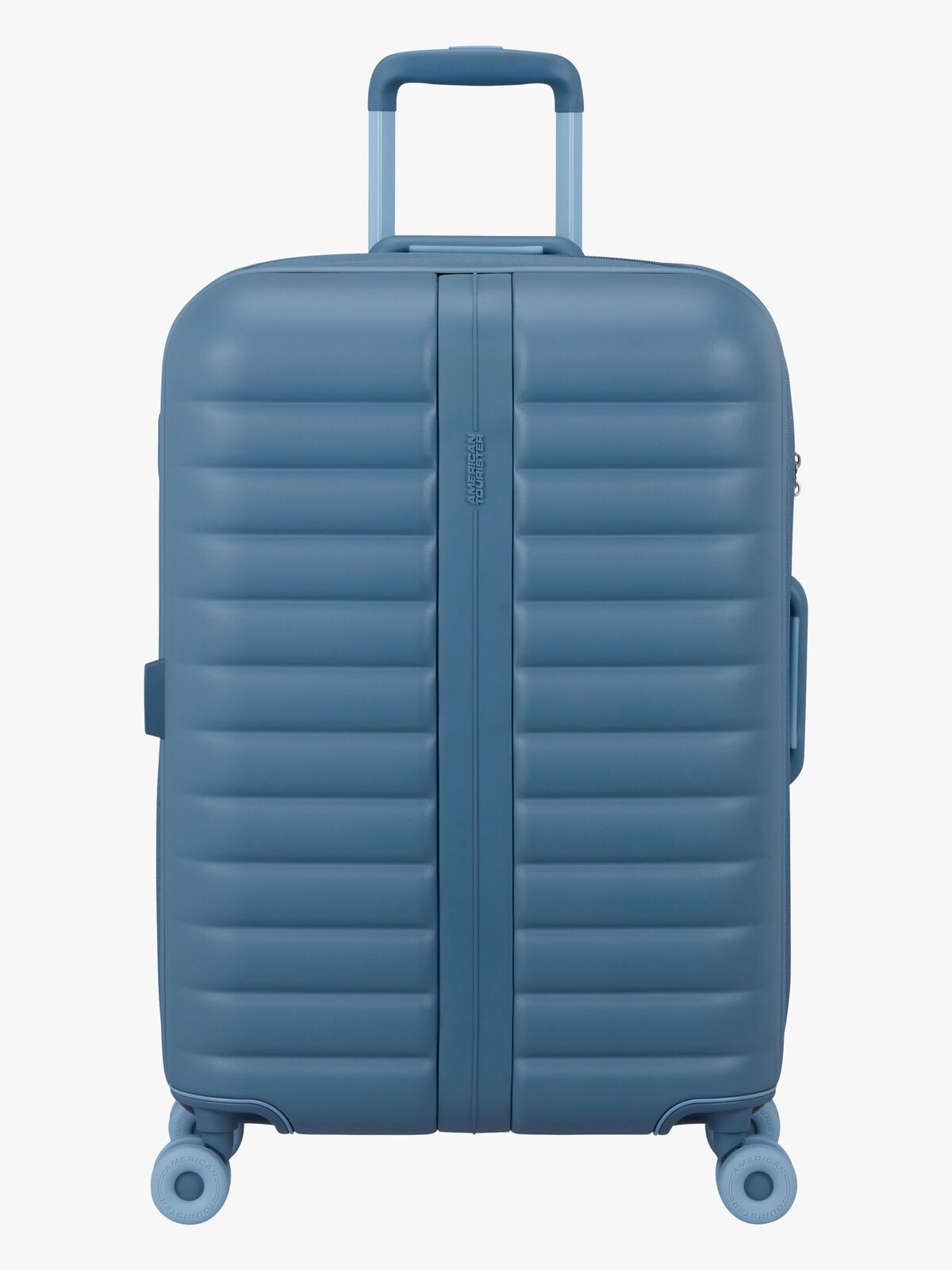 American Tourister Neovibe Spinner Resväska 66-74L, Steel Blue