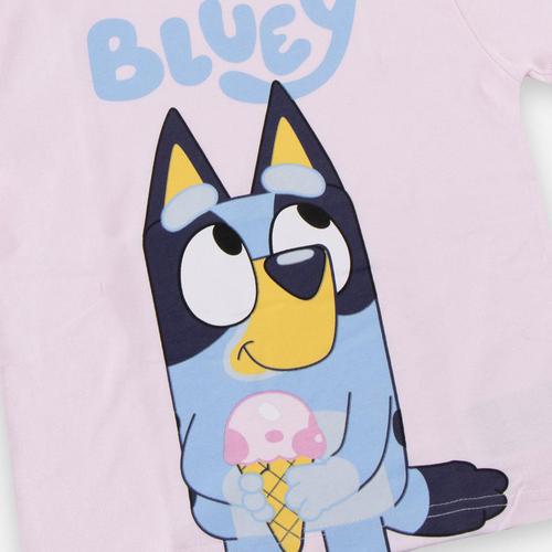 Bluey T-shirt, Ljusrosa