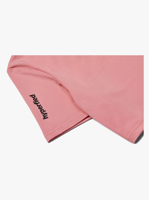 Hyperfied Crop Logo Top, Blush