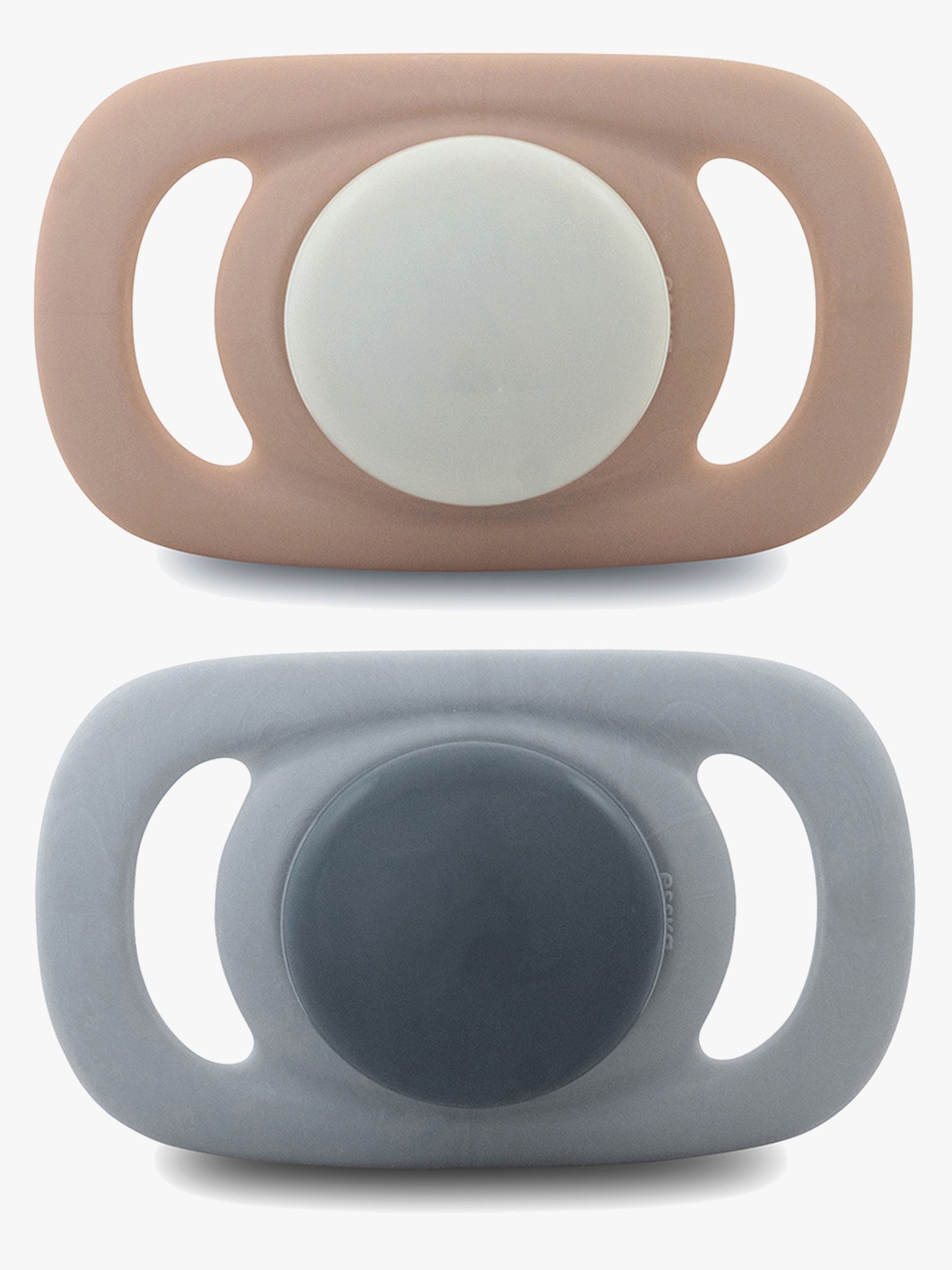 Esska Chilla Napp Silikon 2-pack, Beige