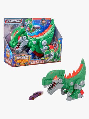 Teamsterz Robo Wreckerz Dinoutskyter Med En Bil Mega Rex