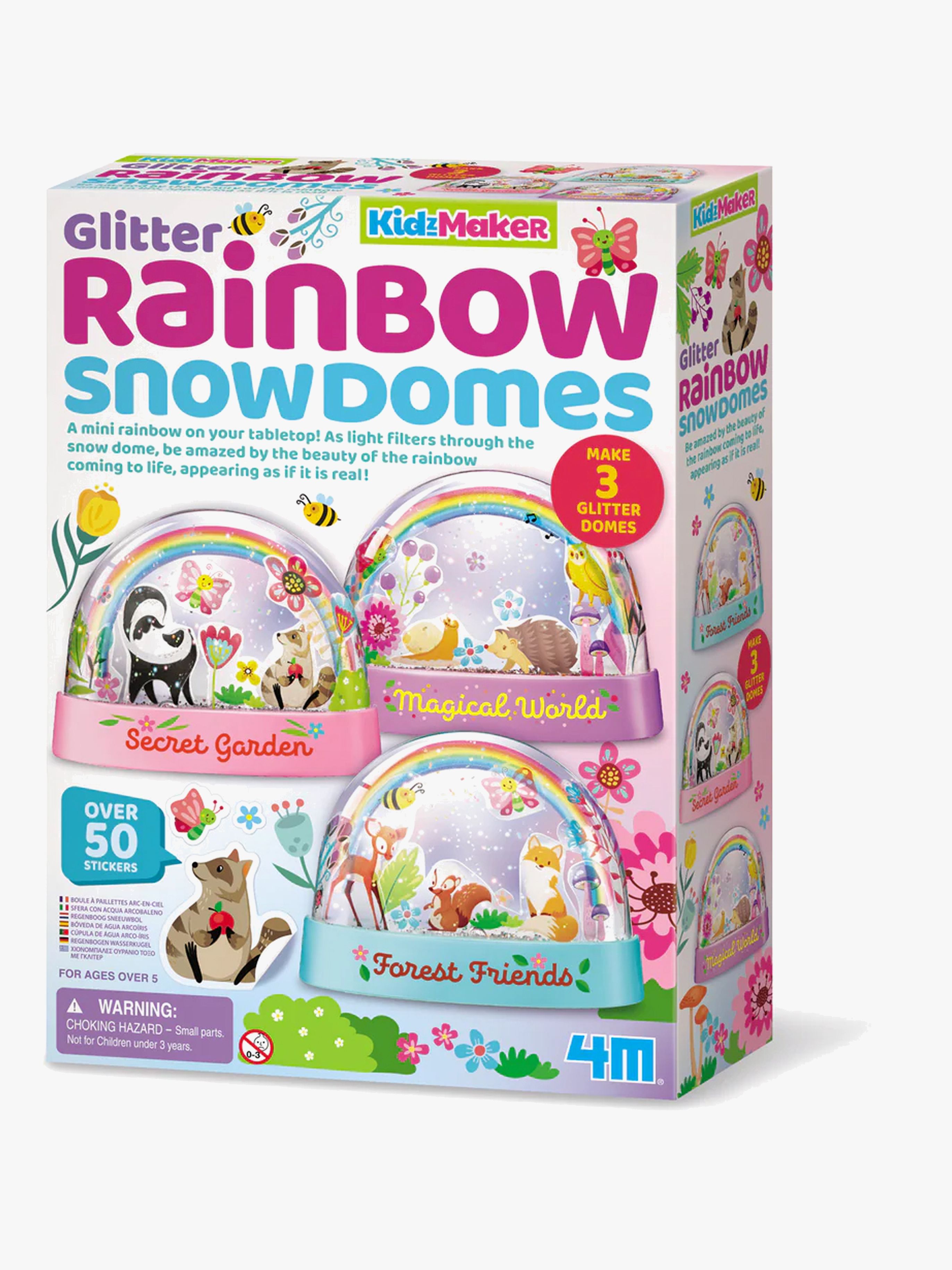 4M KidzMaker DIY-set Regnbåge Snöglob